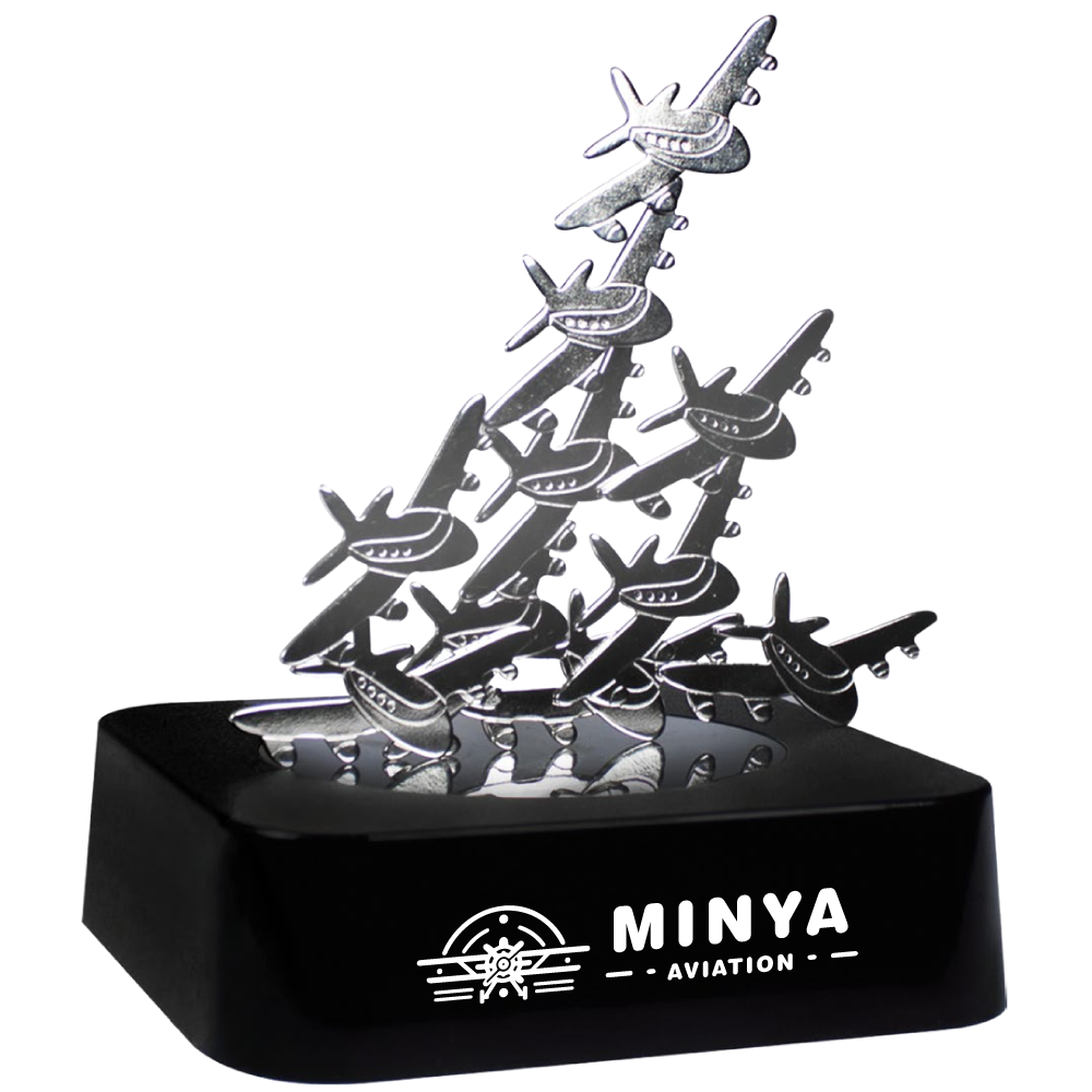 MI-0108AR  AIRPLANE MAGNETIC SCULPTURE BLOCK